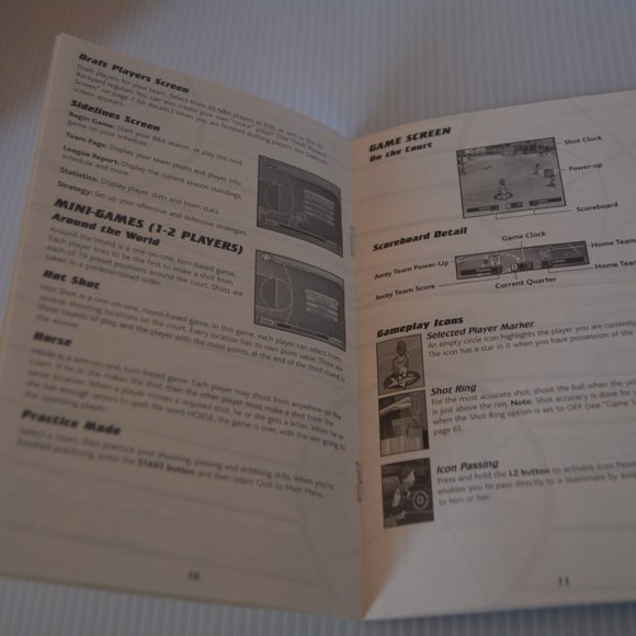 Playstation 2 PS2 Backyard NBA Basketball Tim Duncan Cover Sleeve & Manual Only - Picture 4 of 5